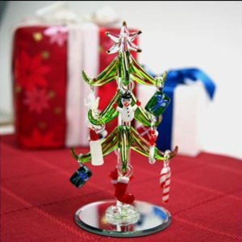 Glass christmas tree