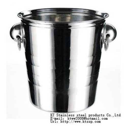 Stainless steel ice bucket