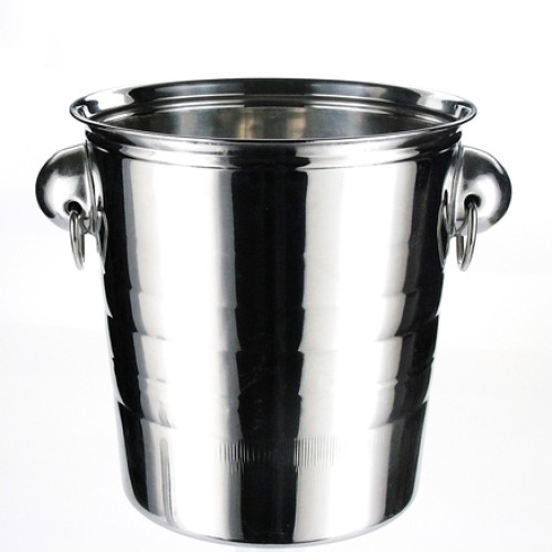 Stainless steel ice bucket