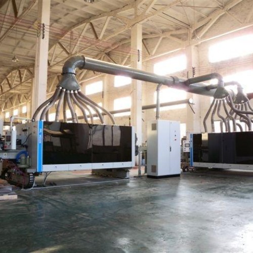 PVC flooring production line(double end tenoner)