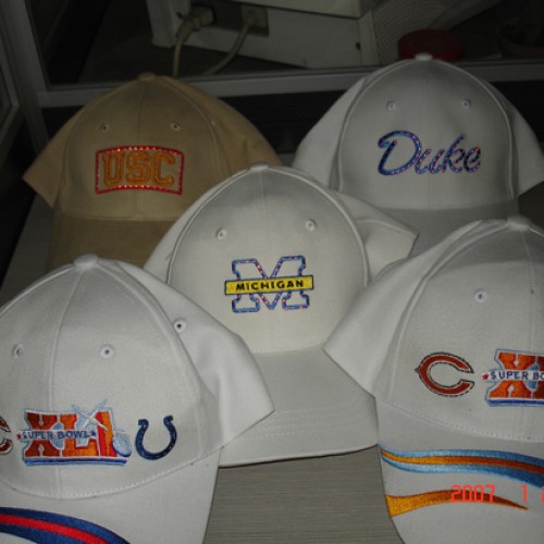 Embroidery caps/hats