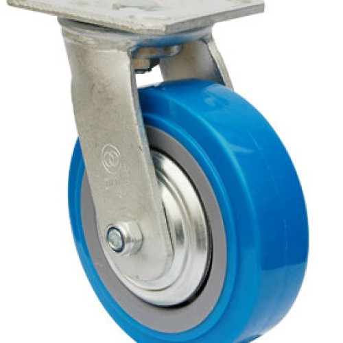  6x2 heavy duty swivel pu caster (b