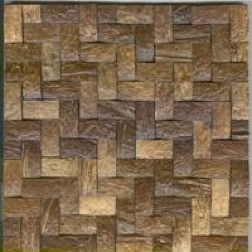 Coconut mosaic wall tile