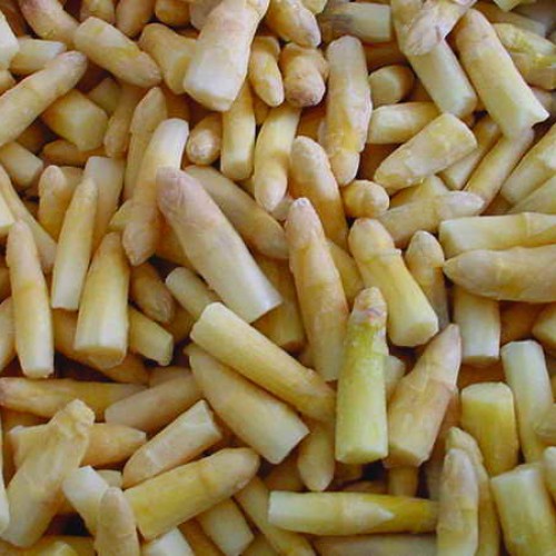 Frozen green/white asparagus cuts/t