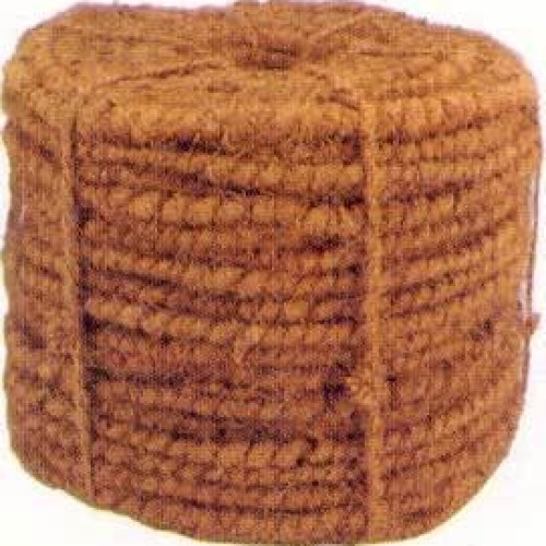 Curled coconut coir rope