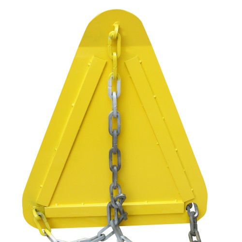 Triangle wheel clamp