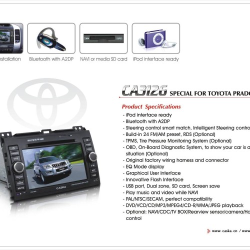 Car dvd (toyota prado)