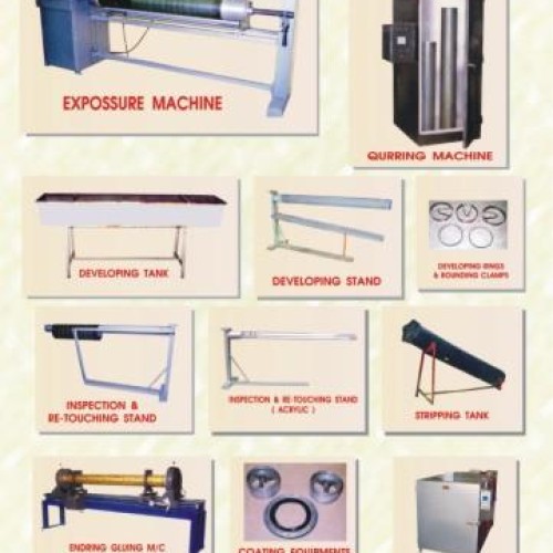 Rotary screen engraving machinery