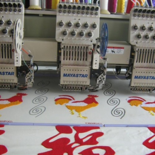 Mayastar flat and easy chenille embroidery machine