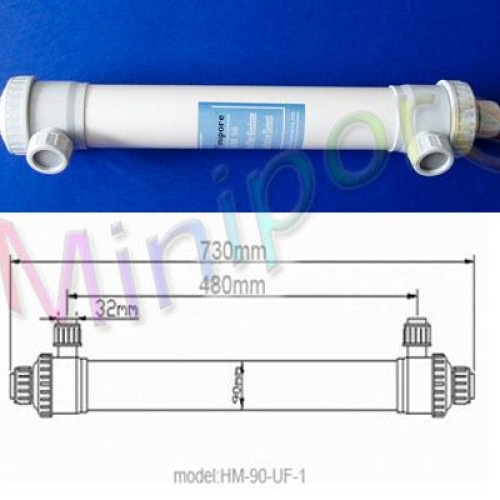 Hollow fiber uf module