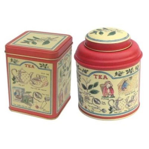 round tin can tin box