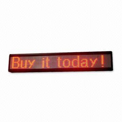 Dual-color indoor led message sign 