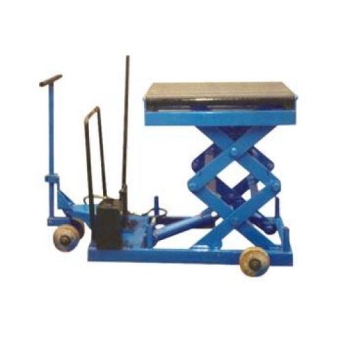 Hydraulic lifting table manually or power pack operated