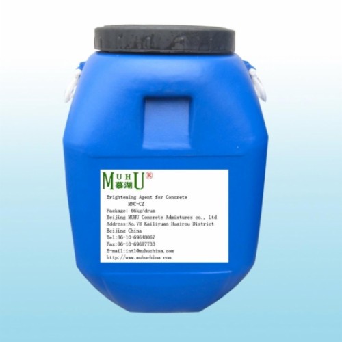 Brightened agent of colored road brick