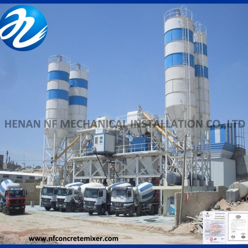 Hzs75 concrete mixing plant