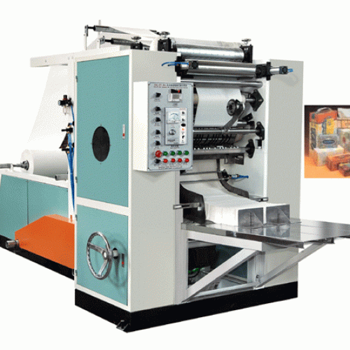 Facial tissue making machine