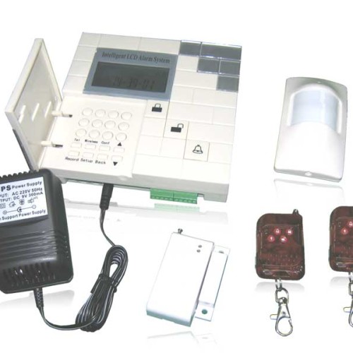 32 defense zone lcd display wireless alarm system