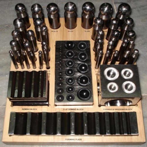 Jumbo doming punch & block set