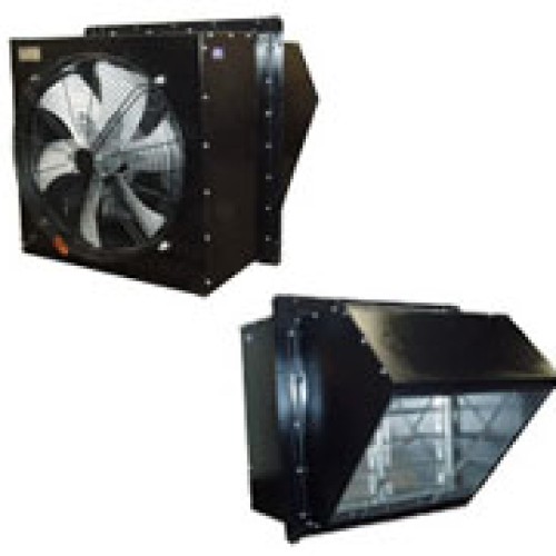 WEX sidewall axial exhaust fan 