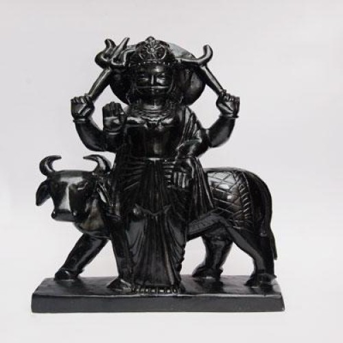 Marble shanidev statue