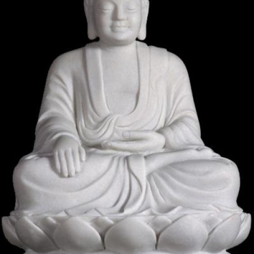 Marble buddha statue