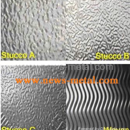 Aluminum embossed sheets 