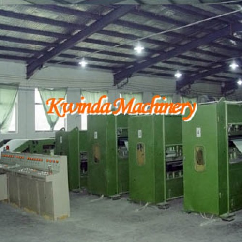 Needle punching capet nonwoven plant