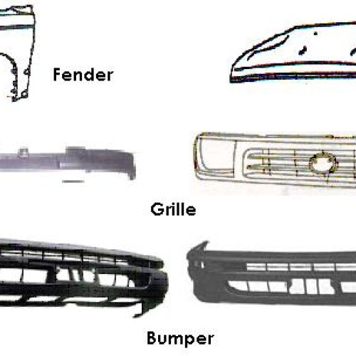Automotive body replacement parts