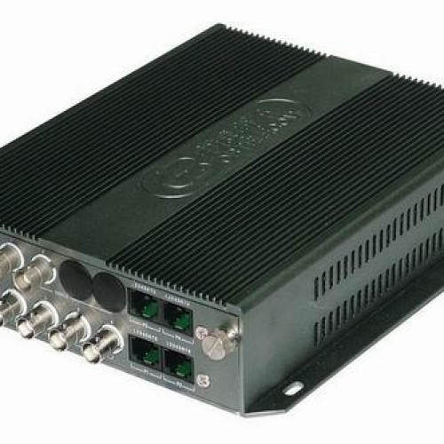 6 channel video optic transceiver