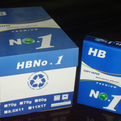 Hb no 1 paper letter size 8.5*11,75gsm and 80gsm