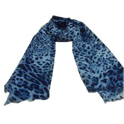 Wool printed square scarf