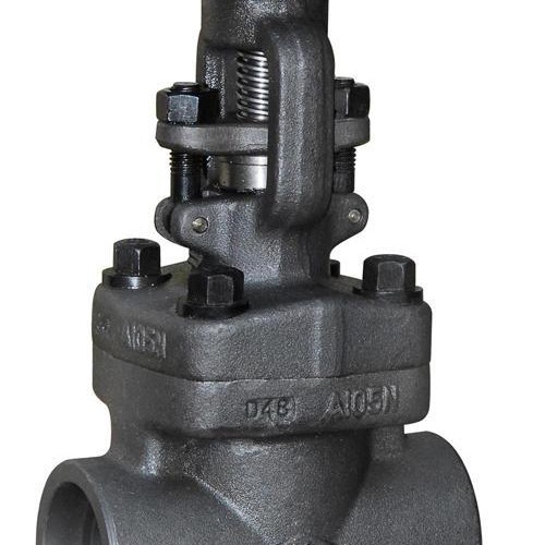 Screwed end gate valve