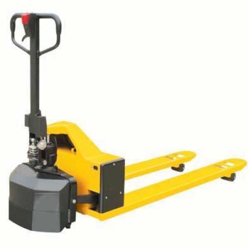 Semi-electric pallet truck