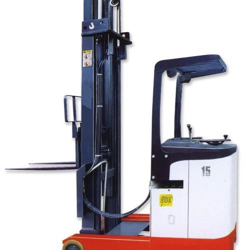 Electric reach stacker