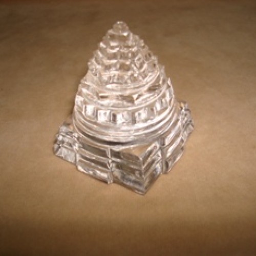 Crystal sphatic shree yantra