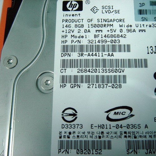 Hard drive hp bf14686842 /321499-003