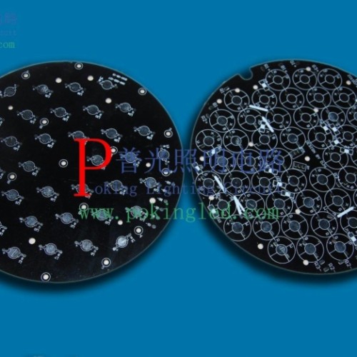 Aluminum base circuit wafer