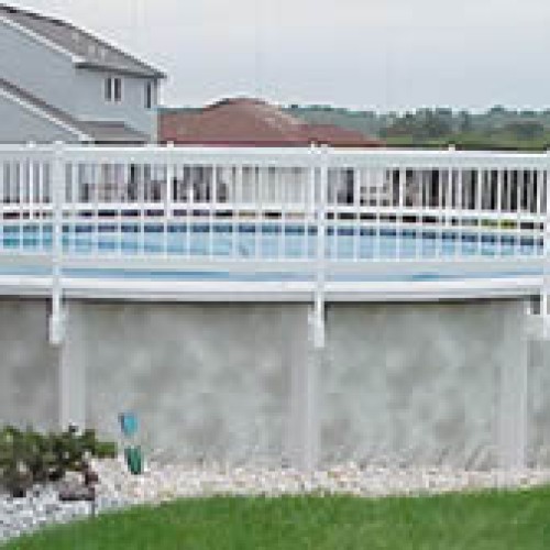 Above ground pool fencing