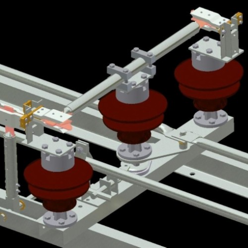 11kv rotating isolator with es