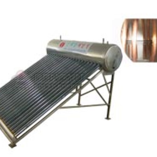 Pressurized solar water heater