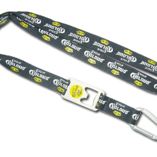 Lanyard with bottle opener 