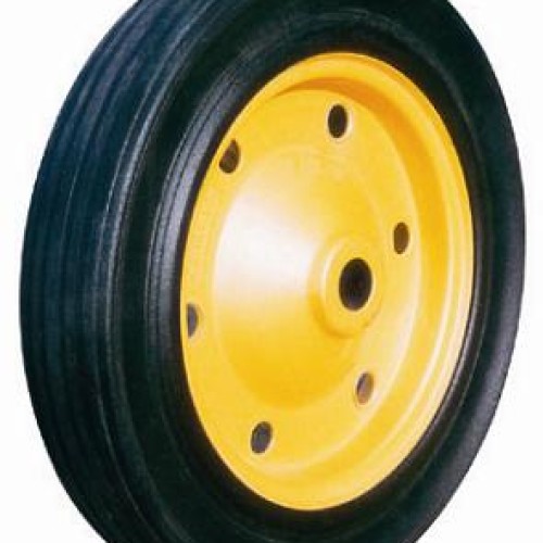 Solid rubber wheel