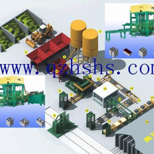 12-15 automatic brick production line