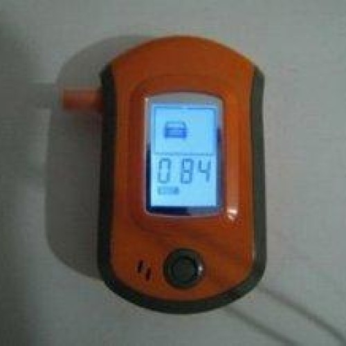 Digital breath alcohol tester with led display