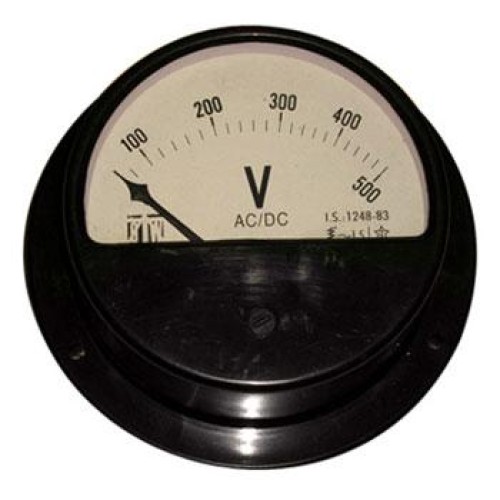 Moving Iron Type Projection S.O. 96 Round A.C. Voltmeter