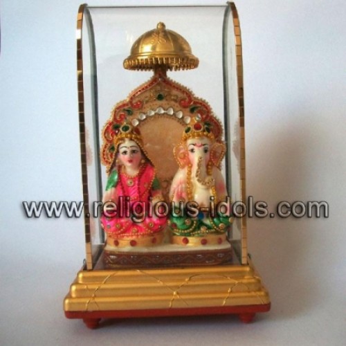 Ganesha lakshmi decorated sculptures