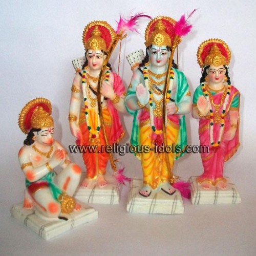Ram darbar statue sculpture religious handicraft india