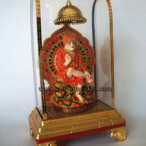 Sai baba statue sculpture religious handicraft india