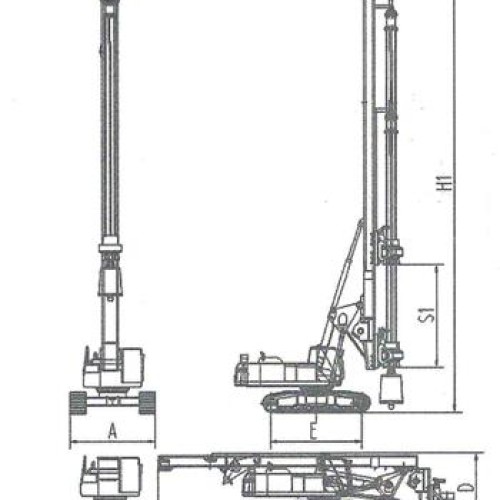 Piling rig dfu200