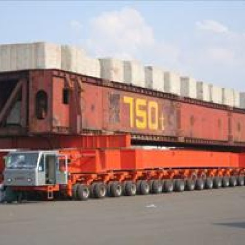 Hydraulic modular trailer